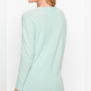 Talbots Mint Crewneck Sweater Soft Knit Versatile